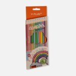 Rainbow Pastel 12 Pcs Color Pencil - Image 4