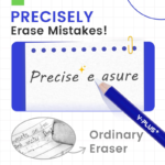 Y-Plus+ 3pcs Eraser Pen with Sharpener - Image 3