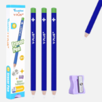 Y-Plus+ 3pcs Eraser Pen with Sharpener