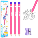 Y-Plus+ 3pcs Eraser Pen with Sharpener - Image 2
