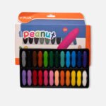 Y-Plus+ 24 Pcs Peanut Crayon