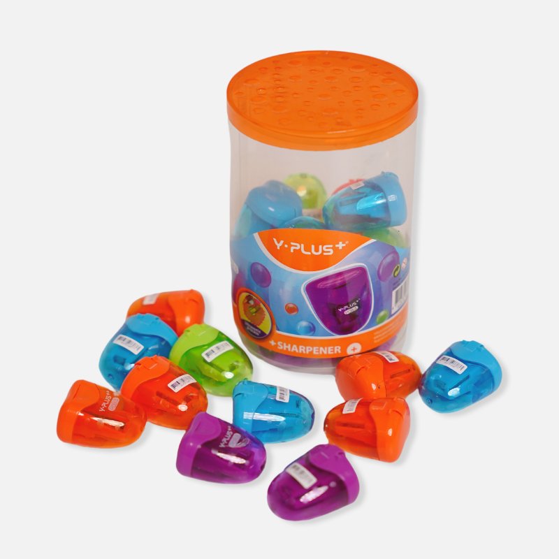 Y-Plus_-Polka-Pencil-Sharpener_4.jpg Y-Plus+ Polka Pencil Sharpener - 1pc - Image 1