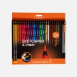 SketchPro 24+2 Pcs 4.0 mm Color Pencil
