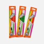 Y-Plus+ Star Neon with eraser 8 mm HB Pencil - 6Pcs - Image 2