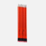 Y-Plus+ Star Neon with eraser 8 mm HB Pencil - 6Pcs - Image 10