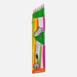Y-Plus+ Star Neon with eraser 8 mm HB Pencil - 6Pcs - Image 8