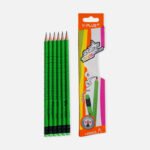 Y-Plus+ Star Neon with eraser 8 mm HB Pencil - 6Pcs - Image 7
