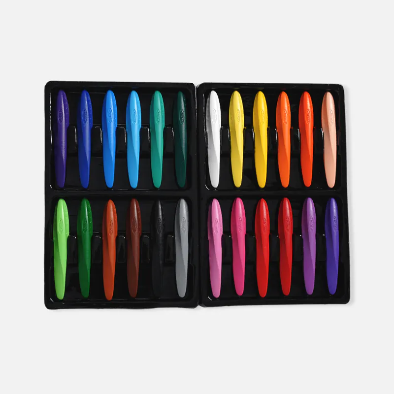 Y-Plus_-Triangular-Peanut-24-Pcs-Crayon_3.webp Y-Plus+ 24 Pcs Triangular Peanut Crayon - Image 1