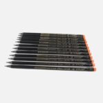 Y-Plus+ Clean Write Black Non Wood Triangle HB Pencil with Eraser - 12pcs Box