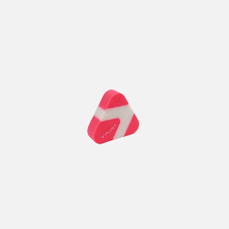 Y-Plus+ Fluo Triangle Eraser - 1pcs