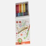 Y-plus+ STAR DOU Non Toxic 24 Colour Pencil + Sharpener - 24pcs Box
